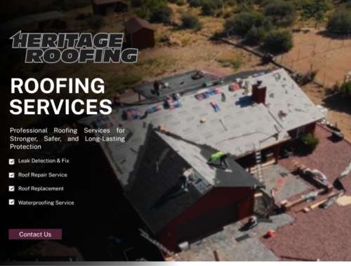 new construction roofing by heritage roofing