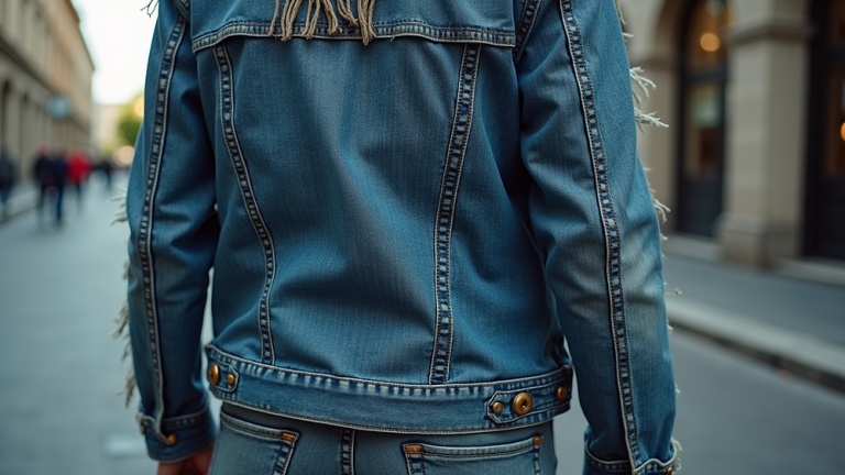 World Hippie vintage Western denim jacket for bold style