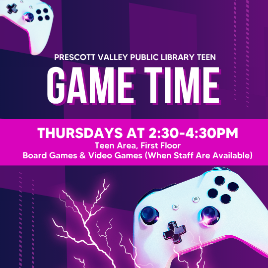Teen Game Time (Teen Area)