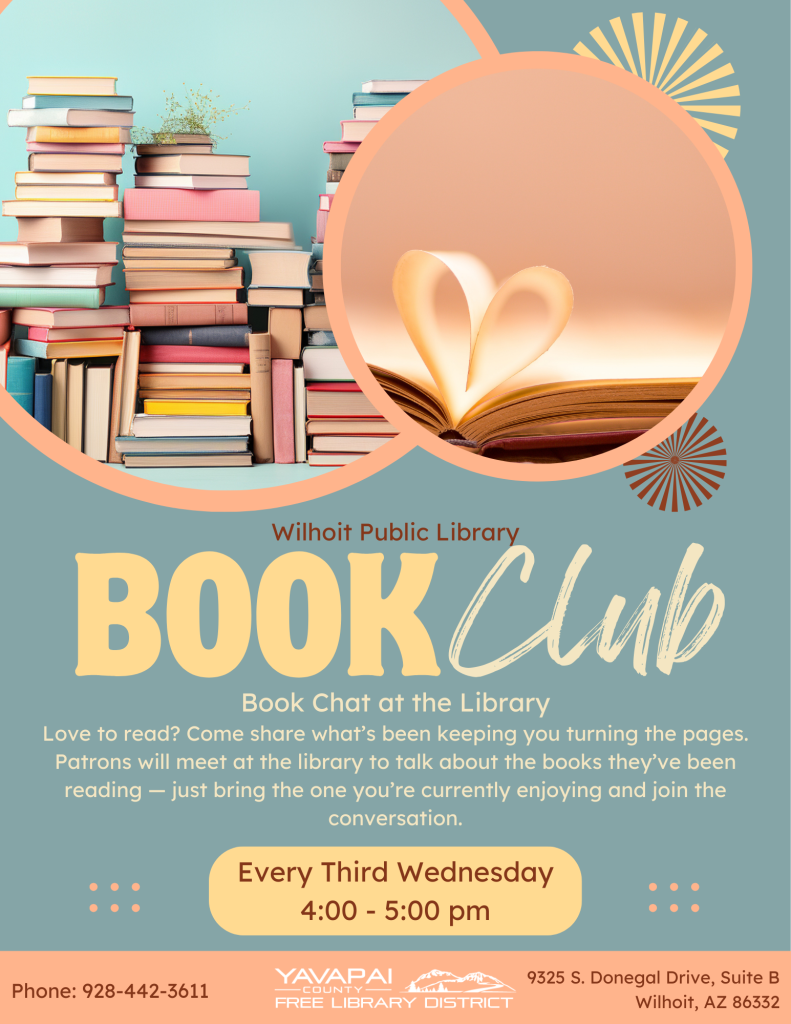 Wilhoit Public Library Book Club